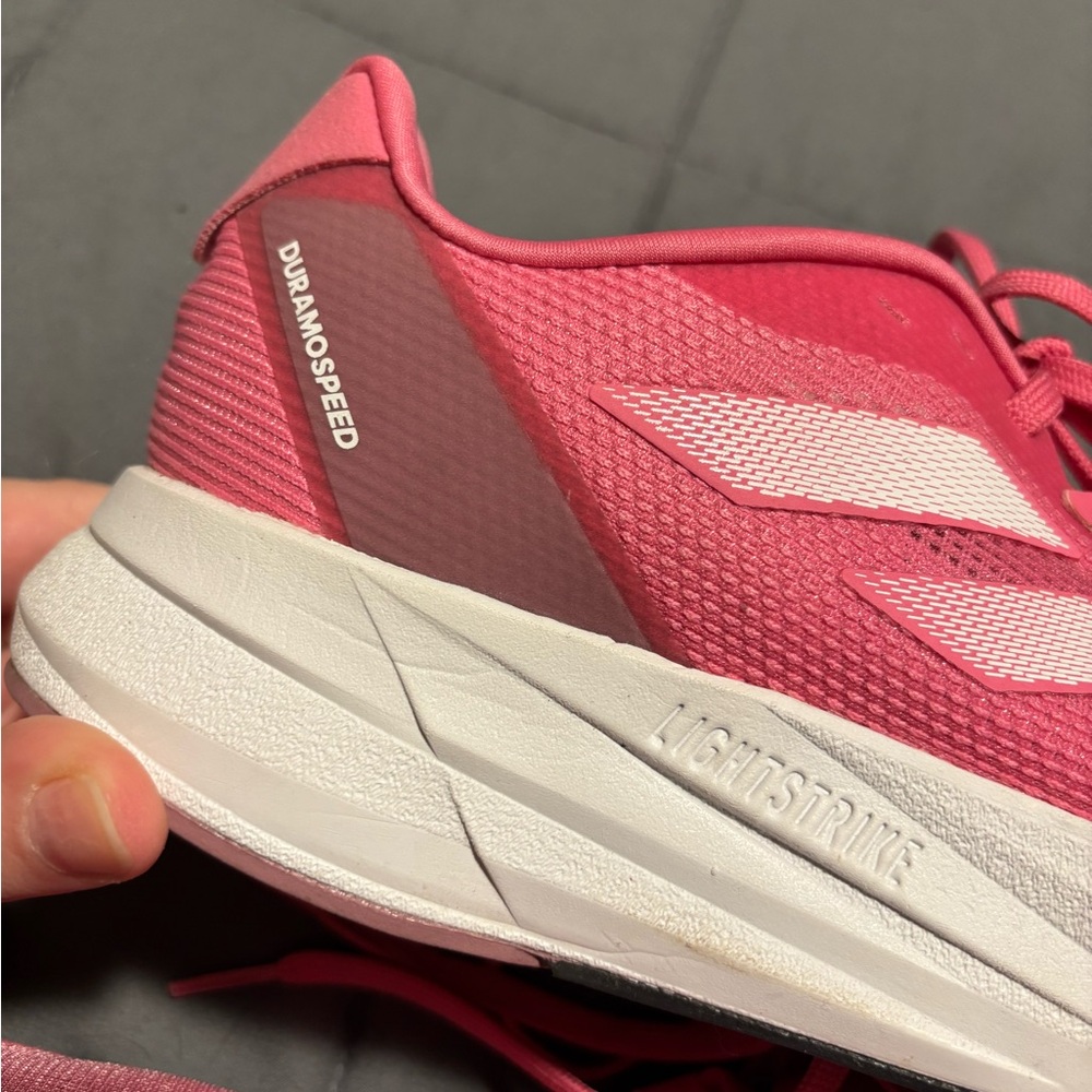 ADIDAS Pink Duramo Speed Athletic Running Shoes Womens Size 9 - Picture 8 of 9